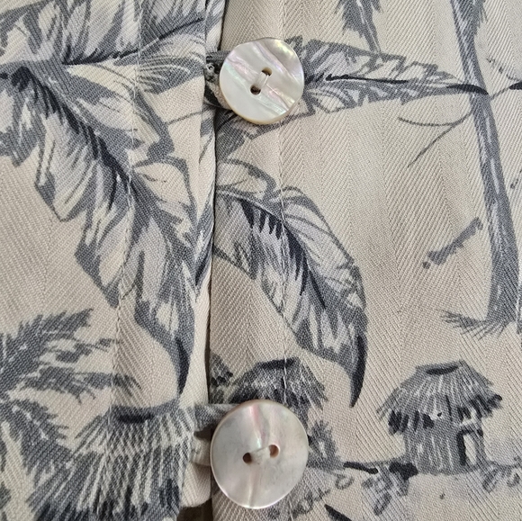 Pineapple Moon Silk Vest / Top - Picture 3 of 6